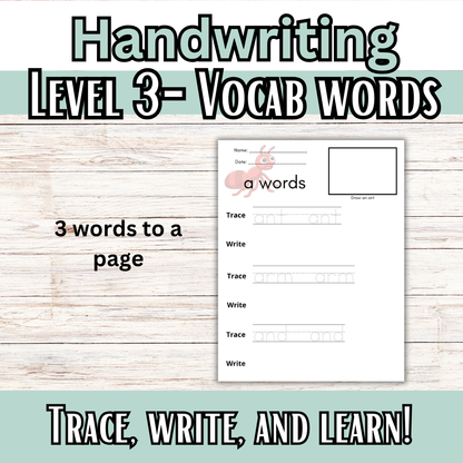 Handwriting Levels 1-4 Bundle: Manuscript