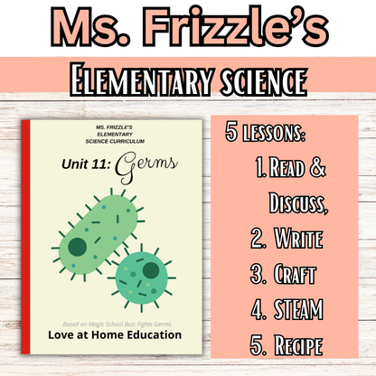 Ms. Frizzle's Elementary Science Curriculum- Original Pack (Ages 4-10, PreK-4th grade)