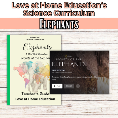Mini Science Unit: Elephants (Secrets of the Elephants)