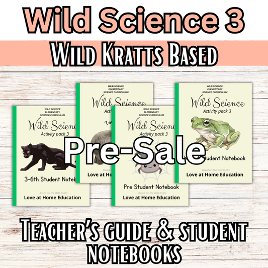 Wild Science: Elementary Science Curriculum: Activity Book 3 (PRESALE)