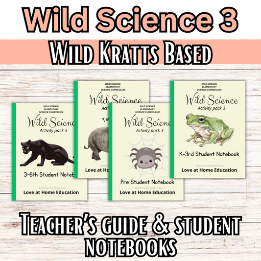 Wild Science: Elementary Science Curriculum: Activity Book 3