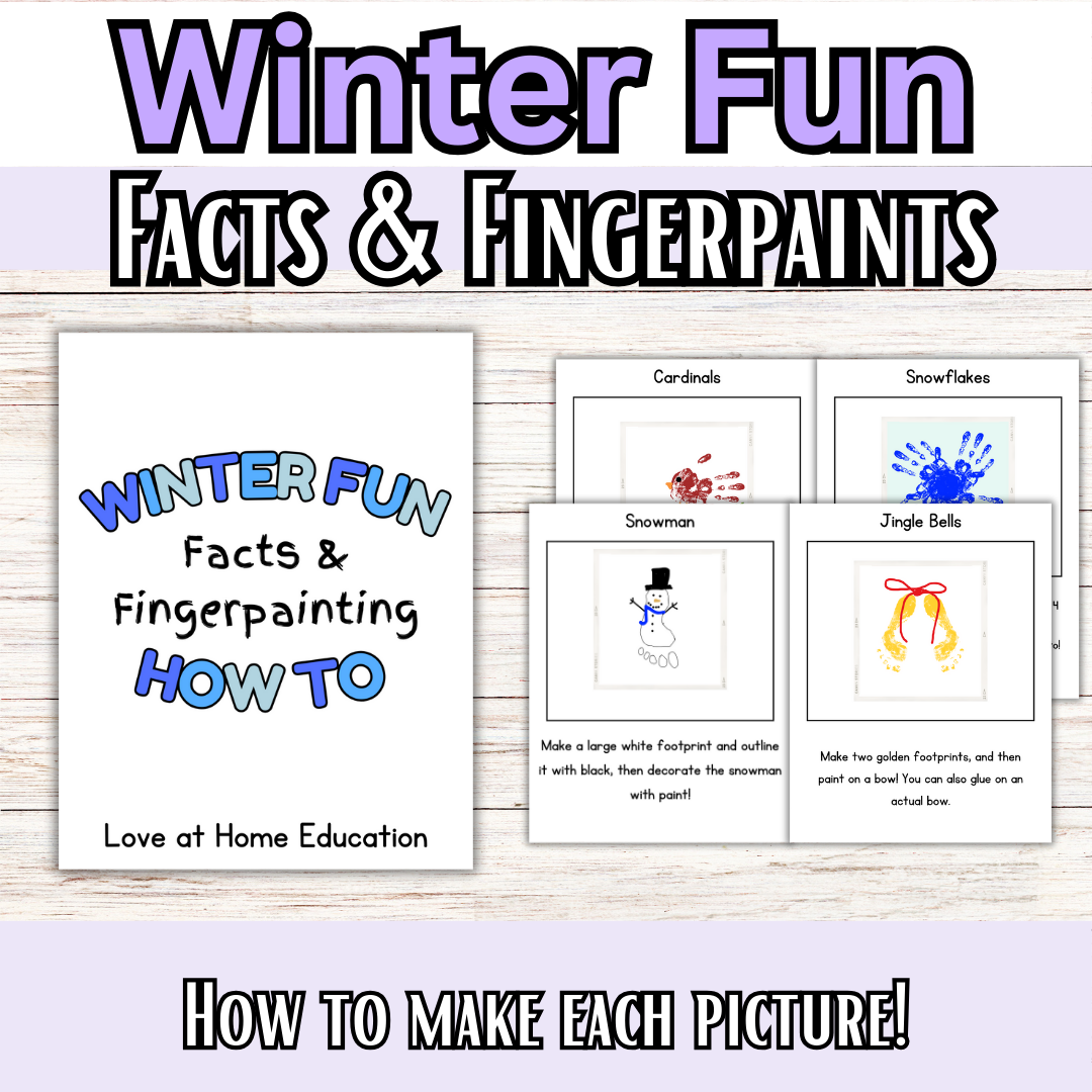Seasonal Fun Facts & Fingerpainting