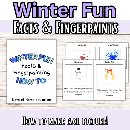 Seasonal Fun Facts & Fingerpainting