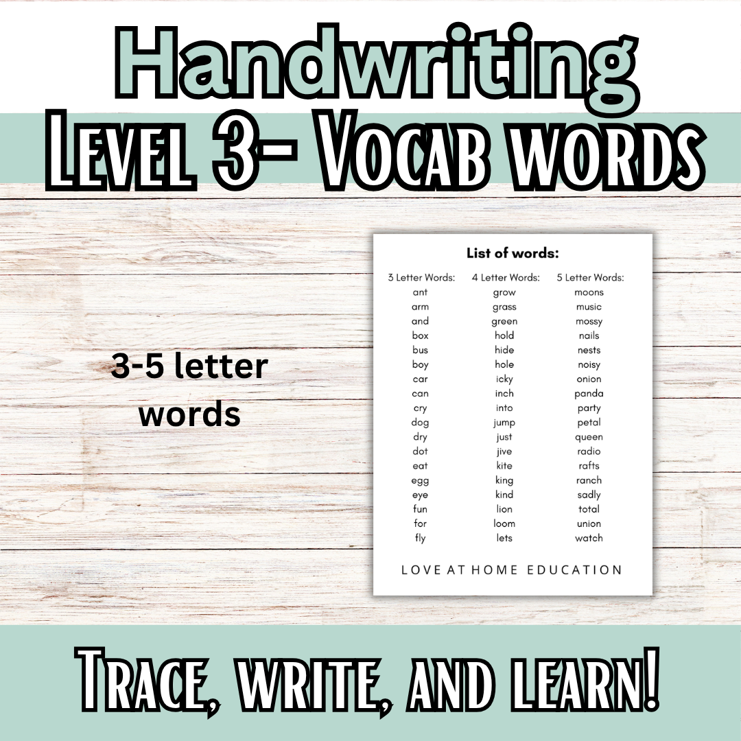 Handwriting Levels 1-4 Bundle: Manuscript