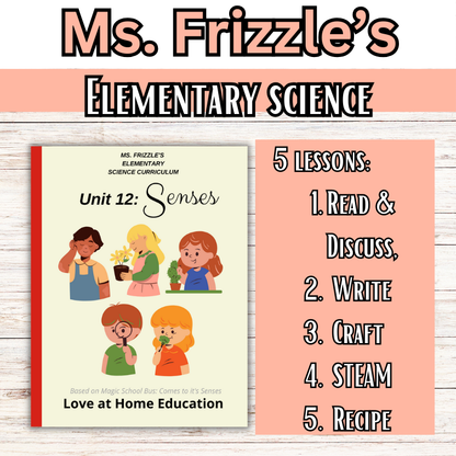 Ms. Frizzle's Elementary Science Curriculum- Original Pack (Ages 4-10, PreK-4th grade)