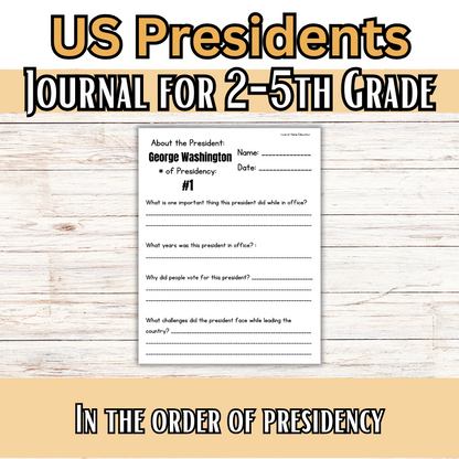US Journals- United States History Research Notebooks