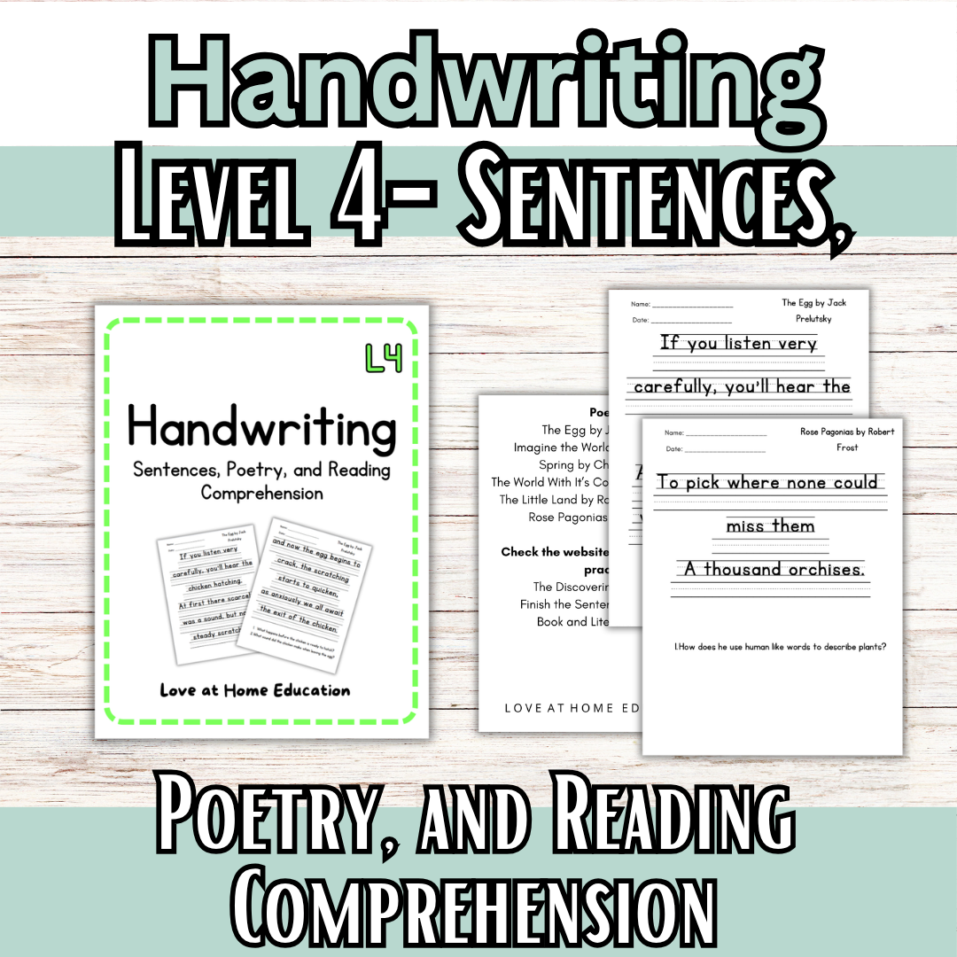 Handwriting Levels 1-4 Bundle: Manuscript