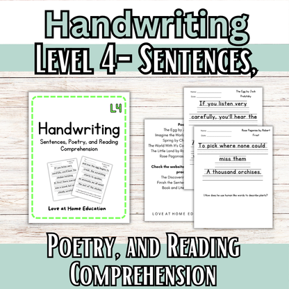Handwriting Levels 1-4 Bundle: Manuscript