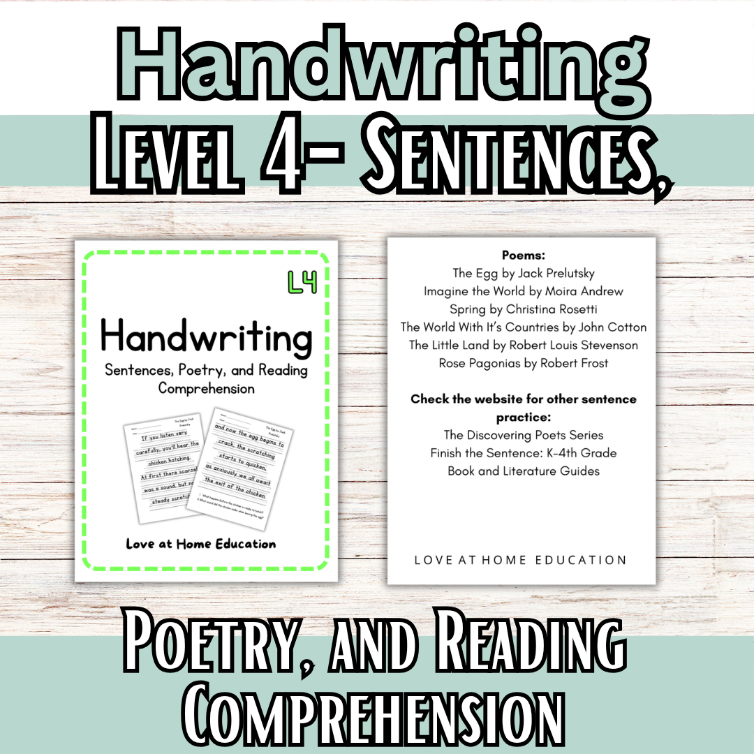 Handwriting Levels 1-4 Bundle: Manuscript