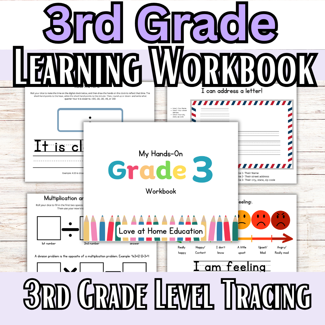 3rd GRADE My Graded Hands on Workbooks- (Learning Books)