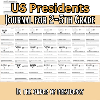 US Journals- United States History Research Notebooks