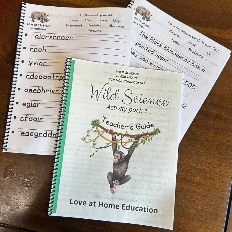 Wild Science: Elementary Science Curriculum: Activity Book 1