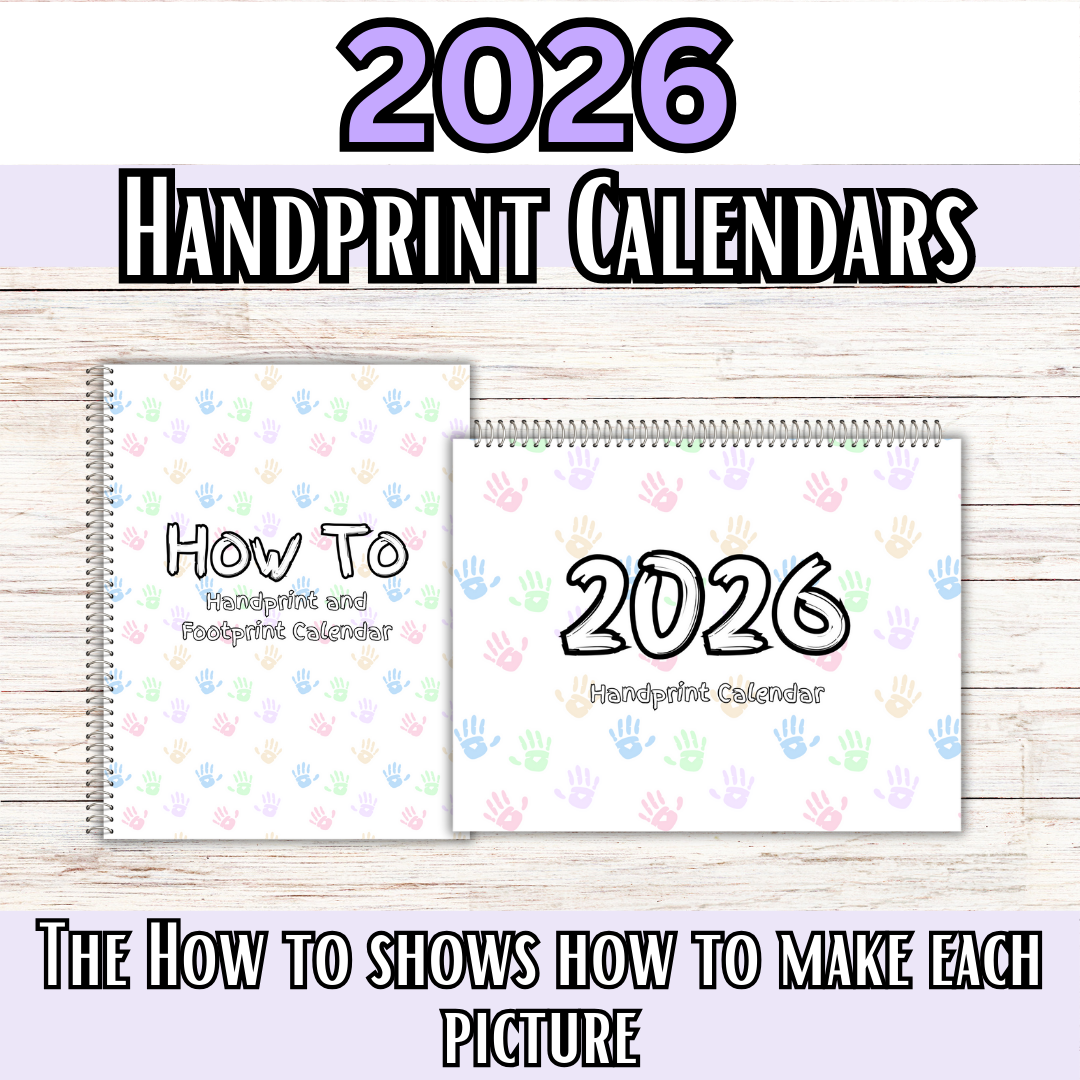 2026 Handprint Calendars- Great for Christmas Gifts!!