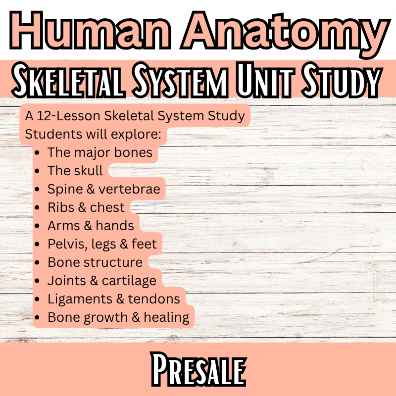 Skeletal System Unit Study (K-8th) DK Human Anatomy