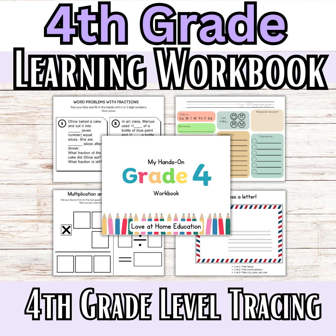 4th GRADE My Graded Hands on Workbooks- (Learning Books)