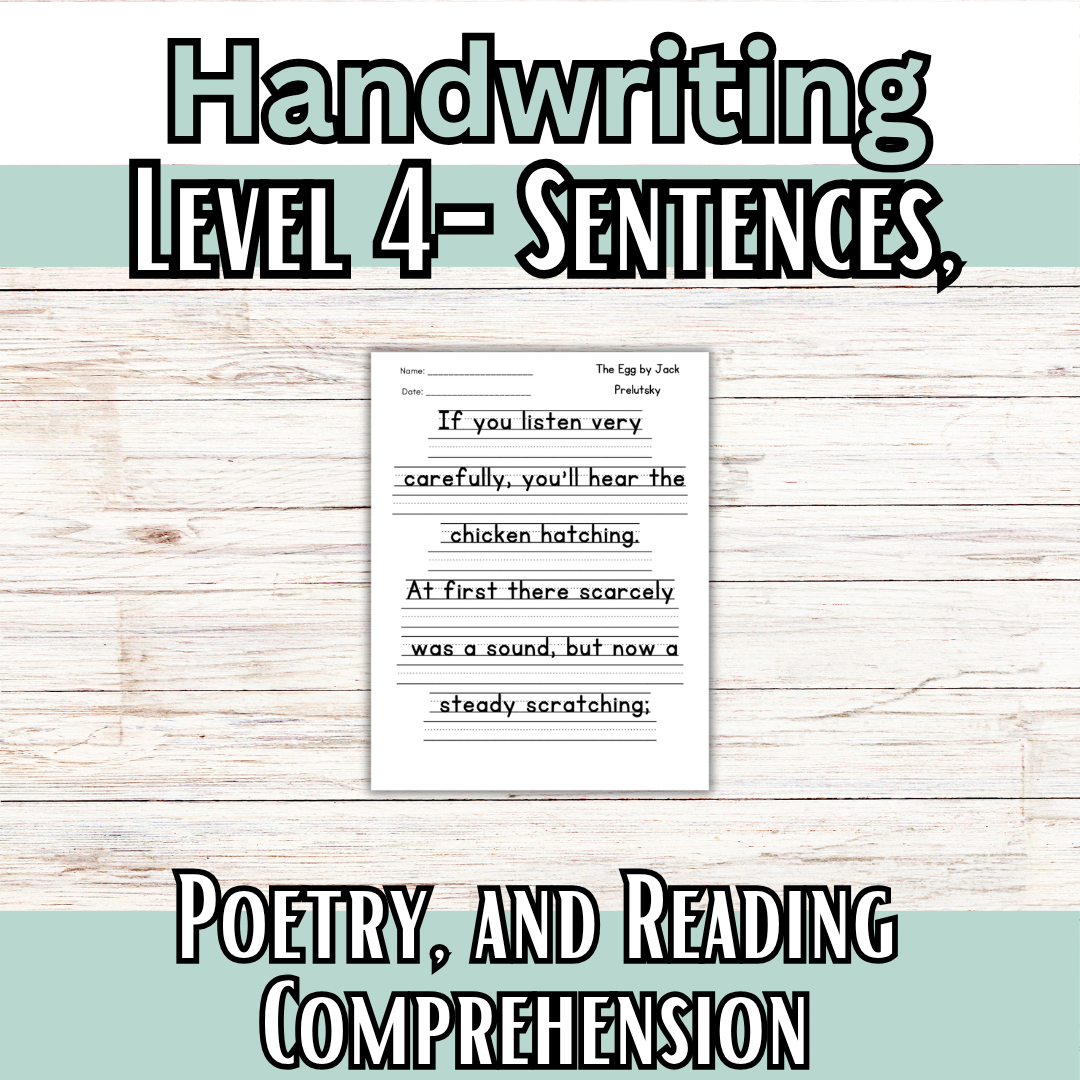 Handwriting Levels 1-4 Bundle: Manuscript