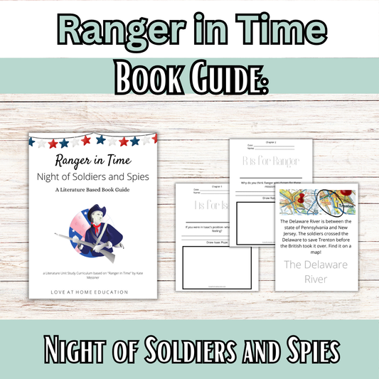 Ranger in Time: Night of Soldiers and Spies Book Guide (Independence Day, 4th of July, America)