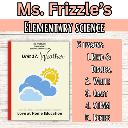 Ms. Frizzle's Elementary Science Curriculum- Original Pack (Ages 4-10, PreK-4th grade)