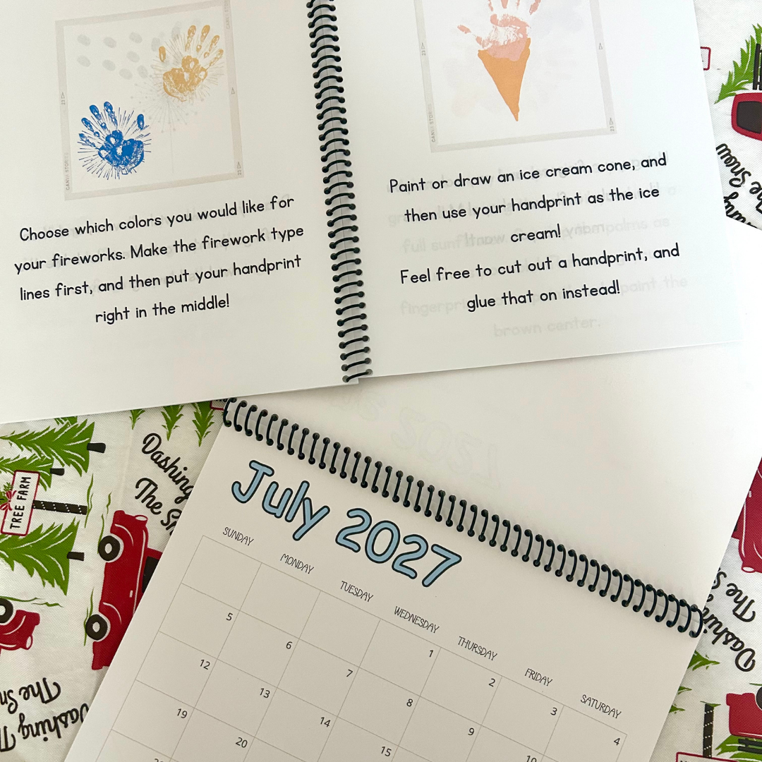 2027 Handprint Calendars- Great for Christmas Gifts!!