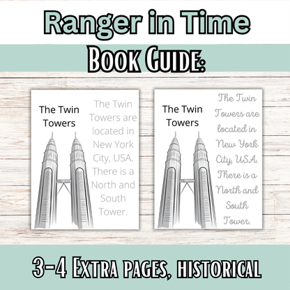 Ranger in Time: Escape from the Twin Towers Book Guide (New York, 9/11)
