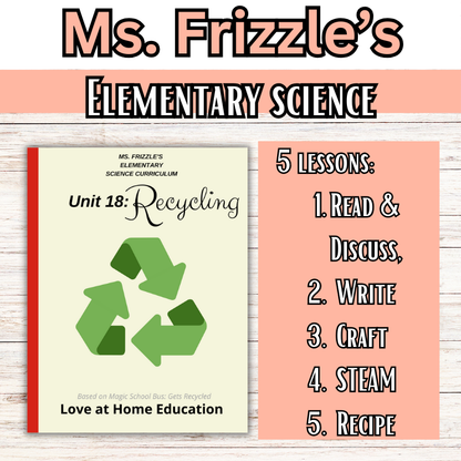 Ms. Frizzle's Elementary Science Curriculum- Original Pack (Ages 4-10, PreK-4th grade)