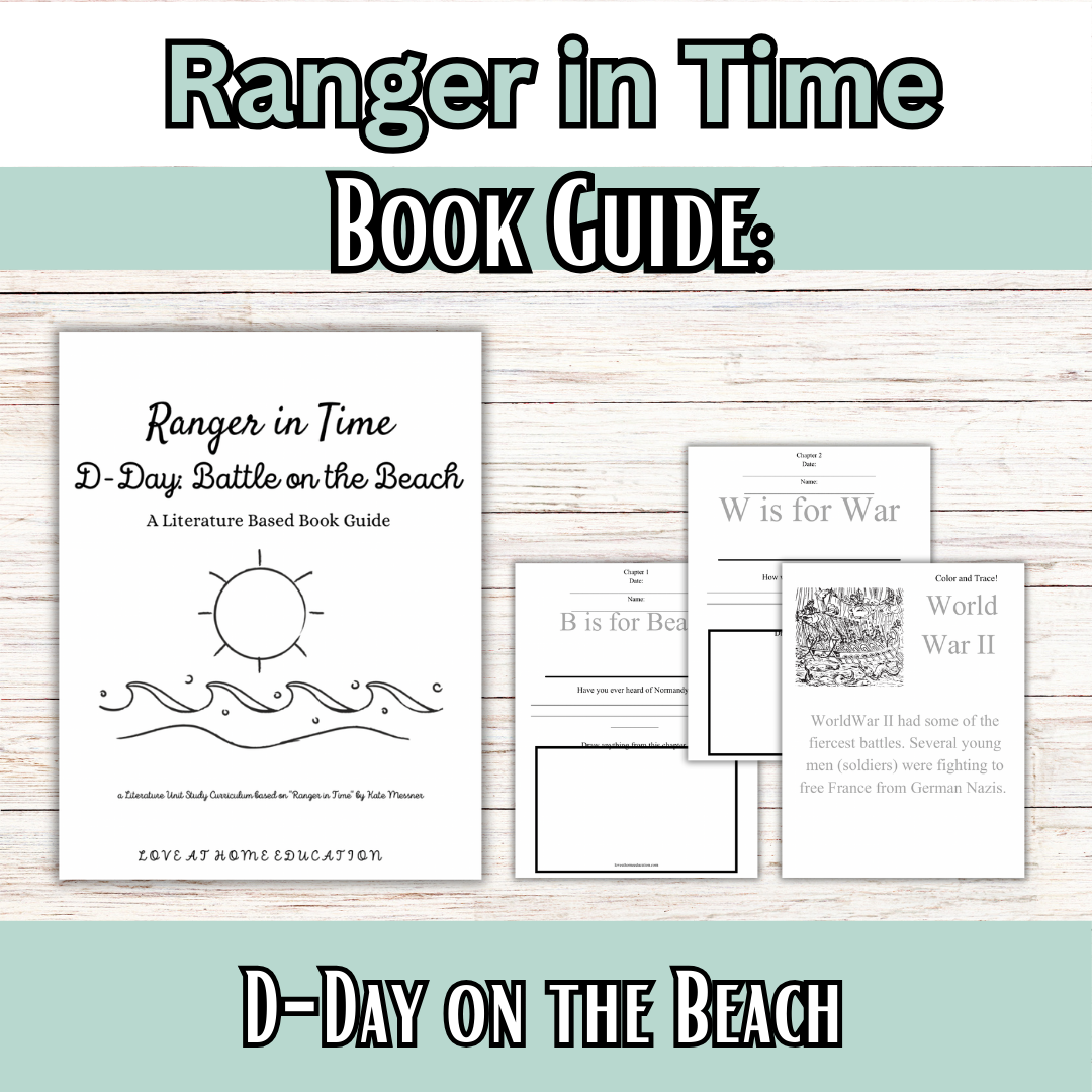 Ranger in Time: D-Day Battle on the Beach Book Guide (World War II)