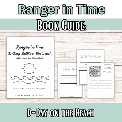 Ranger in Time: D-Day Battle on the Beach Book Guide (World War II)