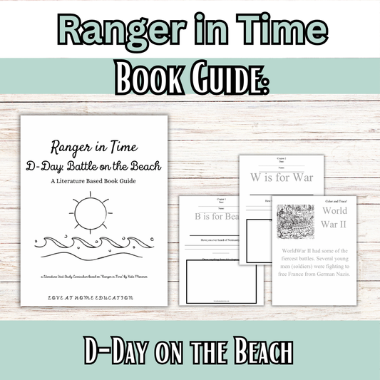 Ranger in Time: D-Day Battle on the Beach Book Guide (World War II)