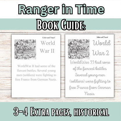 Ranger in Time: D-Day Battle on the Beach Book Guide (World War II)