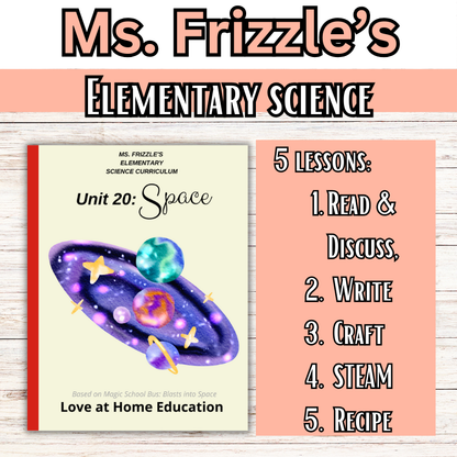 Ms. Frizzle's Elementary Science Curriculum- Original Pack (Ages 4-10, PreK-4th grade)
