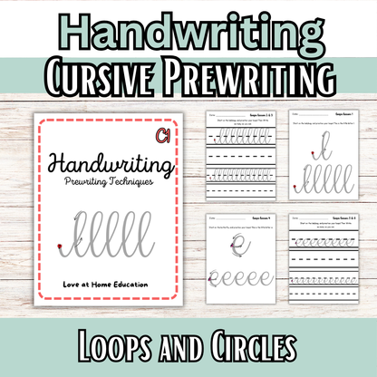 Cursive Prewriting (Handwriting CL1)