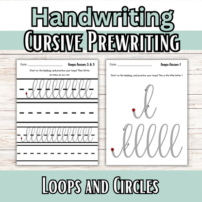 Cursive Prewriting (Handwriting CL1)
