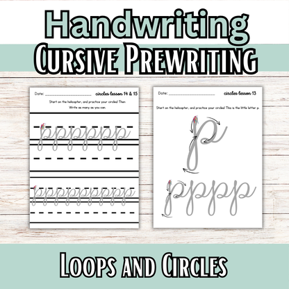 Cursive Prewriting (Handwriting CL1)