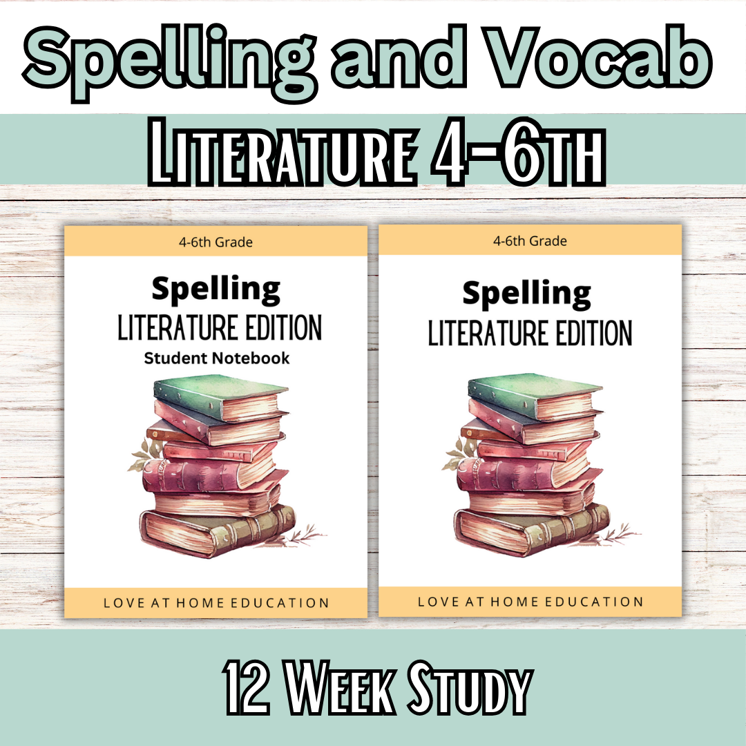 Spelling and Vocabulary: Literature (4-6th)
