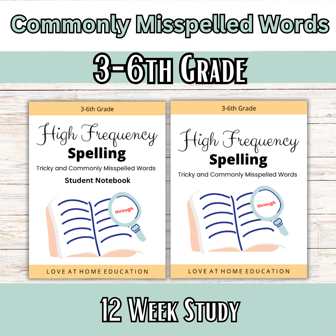 Spelling: Commonly Misspelled Words (3-6th)
