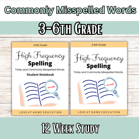 Spelling: Commonly Misspelled Words (3-6th)
