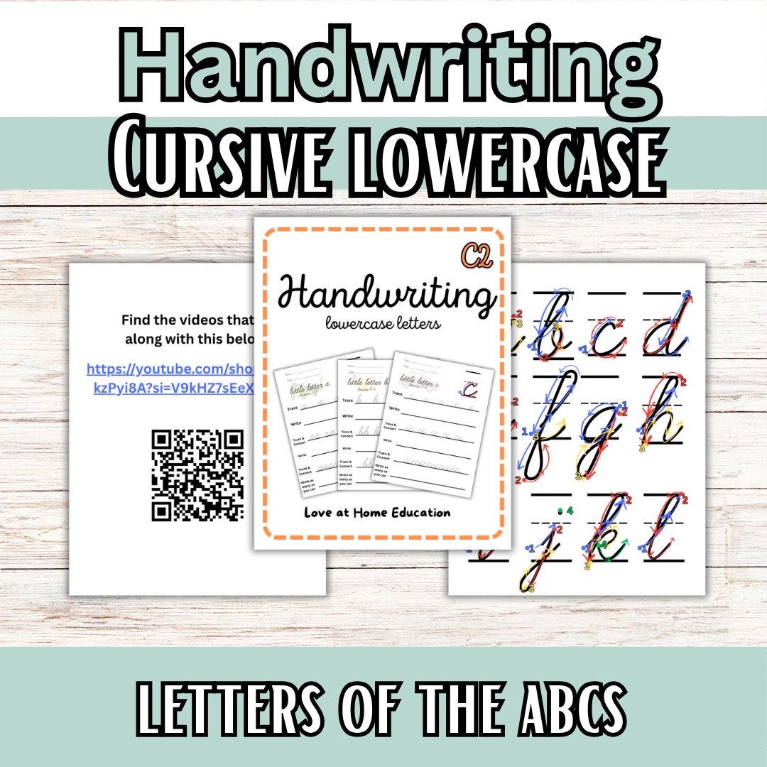 Cursive Lowercase Letters (Handwriting CL2)
