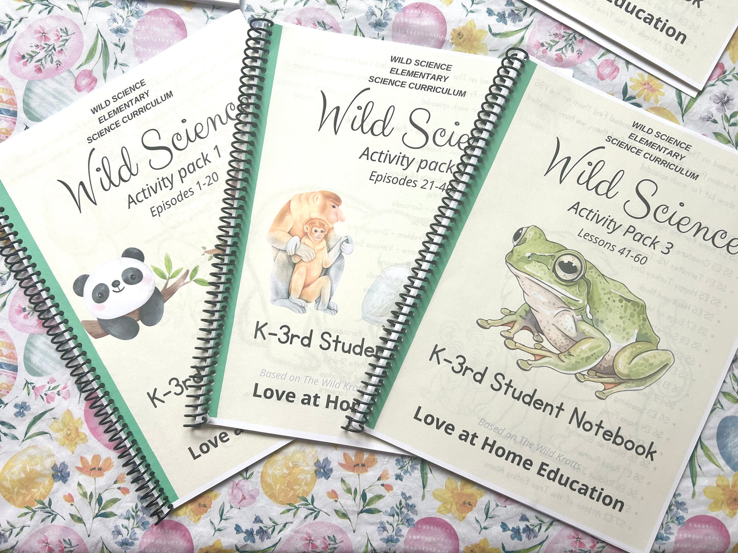 Wild Science 1-3 Bundle: Elementary Science Curriculum: Activity Books (60 Lessons)
