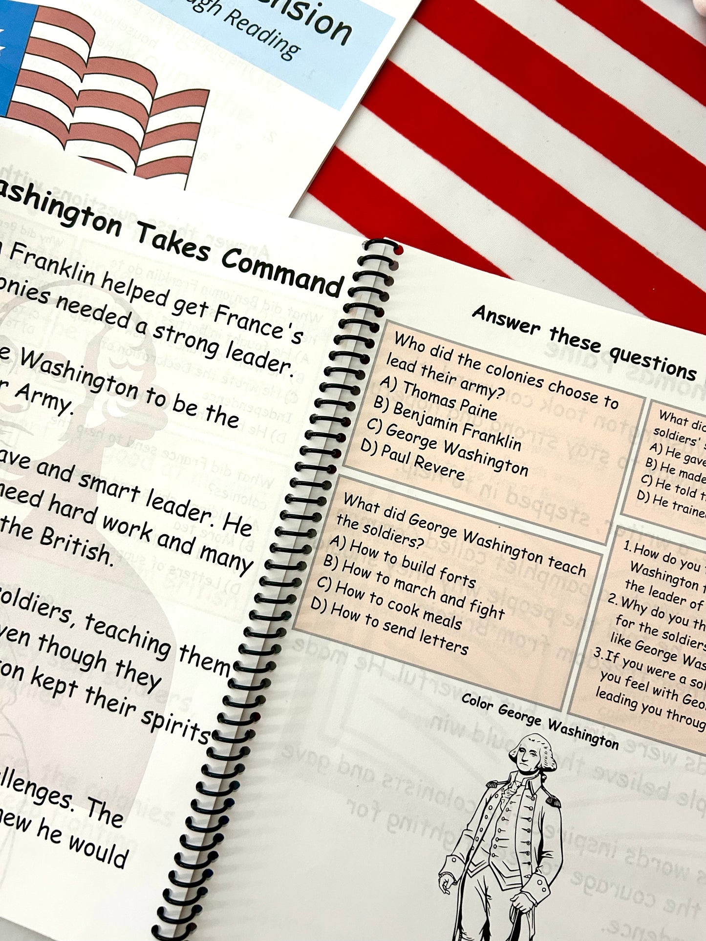 Storytime Comprehension: Inspiring Confidence in Young Readers (America Volume 1, Reading Comprehension) K-6th Grade