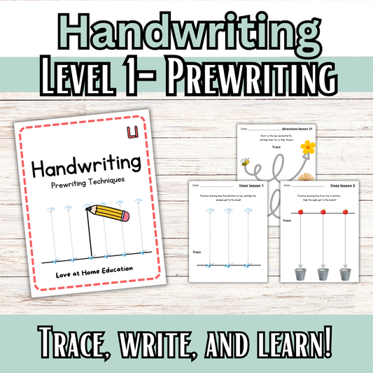Manuscript Prewriting (Handwriting L1)