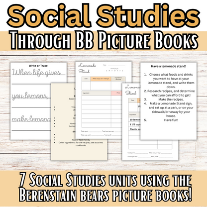 SOCIAL STUDIES: The Bear Family Helps Teach