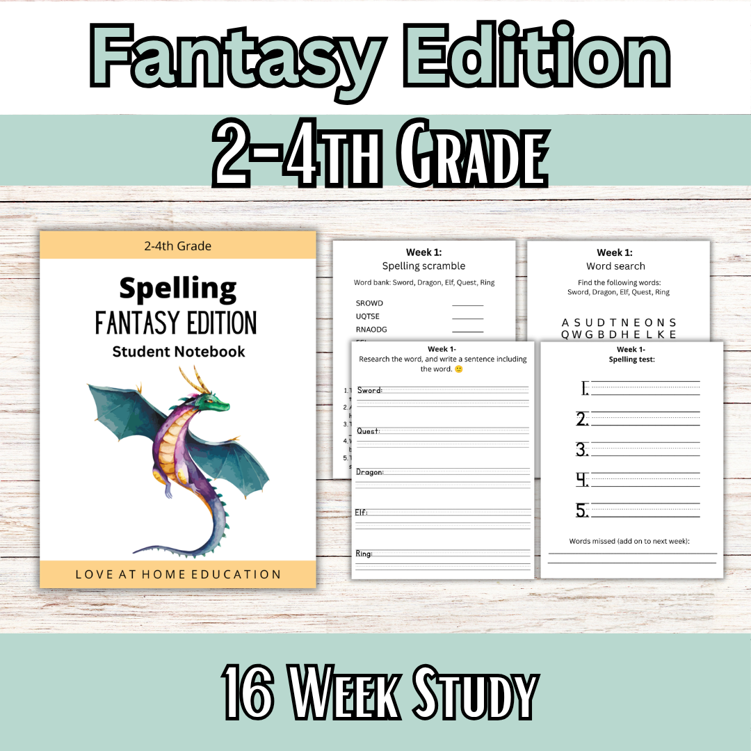 40 Week Spelling Bundle for 3-4th Grade