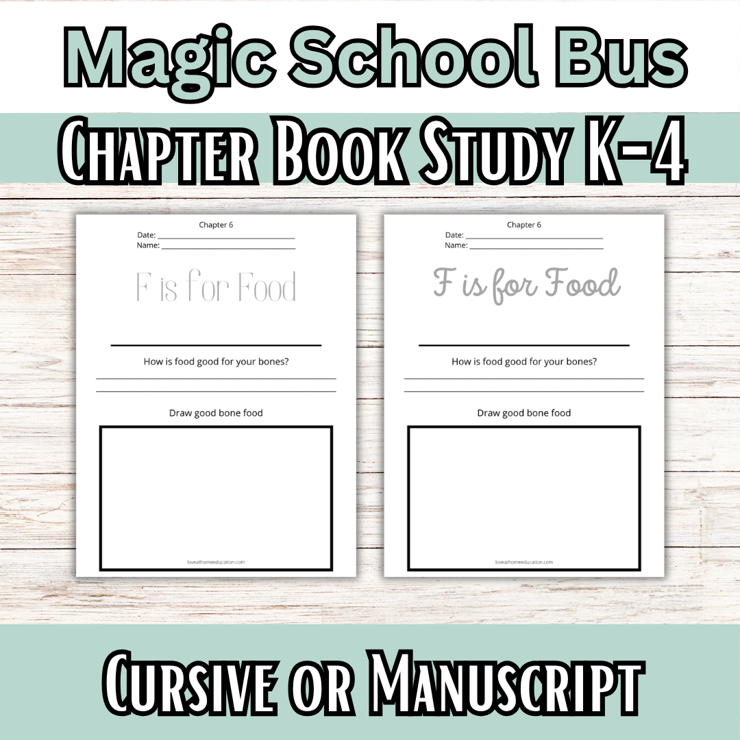 The Search for the Missing Bones (Book Guides based on Magic School Bus Chapter Books | Literature meets Science | K-4th)