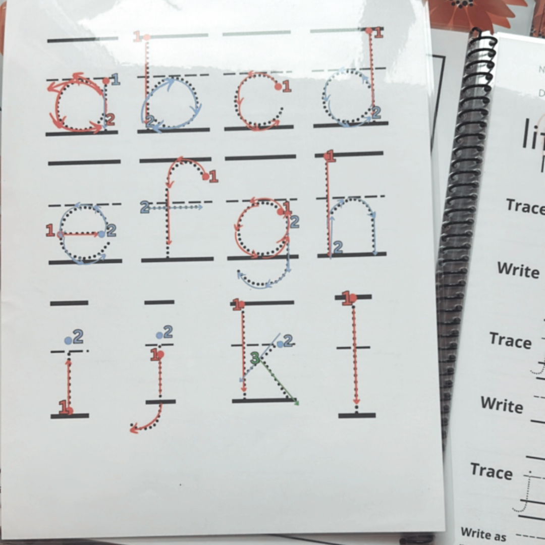 Manuscript Lowercase and Uppercase Letters (Handwriting L2)