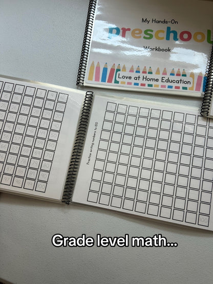 My Graded Hands on Workbooks- Preschool-5th Grade (Learning Books) Bundle