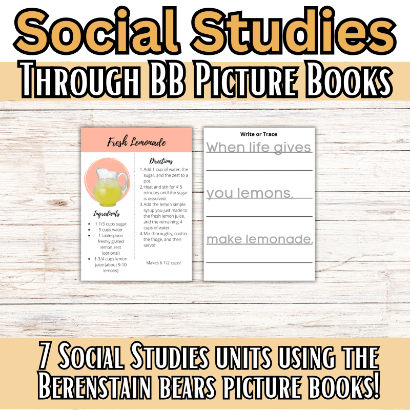 SOCIAL STUDIES: The Bear Family Helps Teach