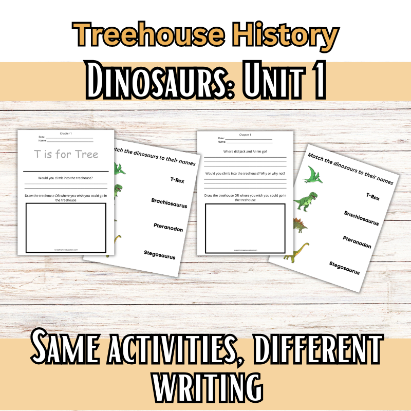 Treehouse History: History through MTH Chapter Books (K-4th)