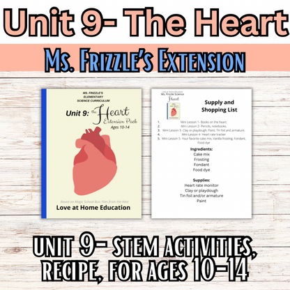 Ms. Frizzle's Elementary Science Curriculum- Extension Pack (Ages 10-14, 4th-8th grade)
