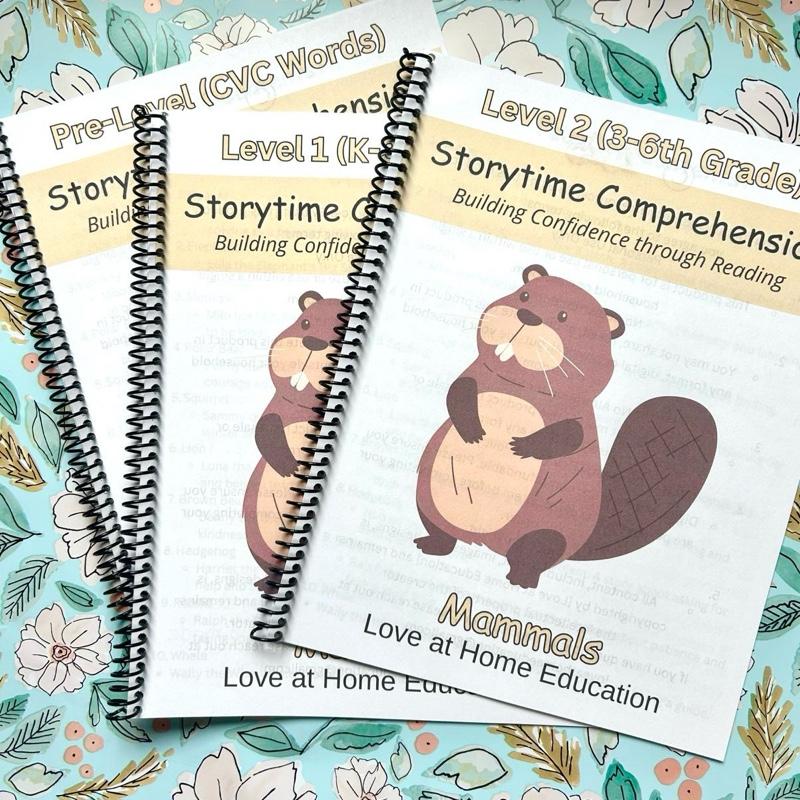 Storytime Comprehension: Inspiring Confidence in Young Readers (Mammals, Reading Comprehension) PreK-8th Grade