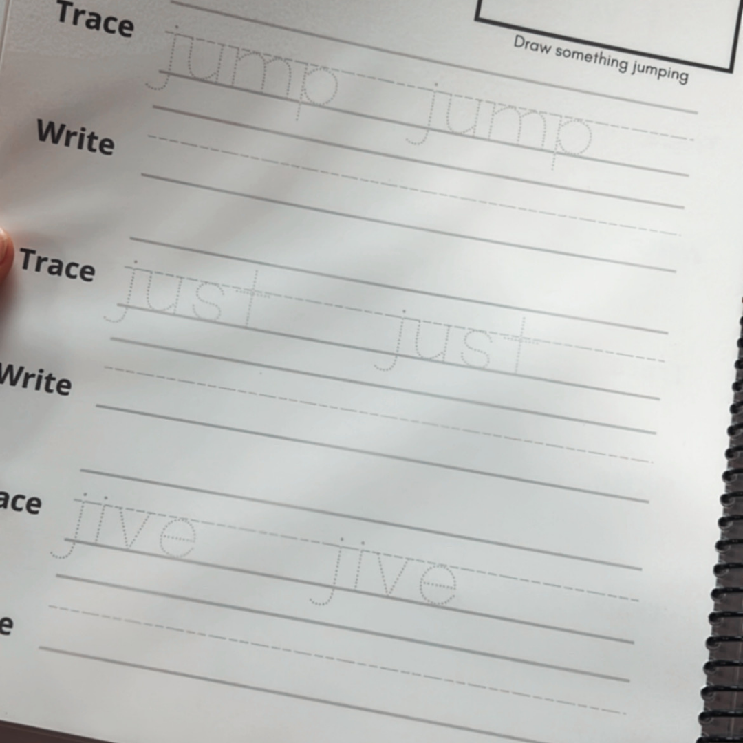 Manuscript Vocabulary Words (Handwriting L3)